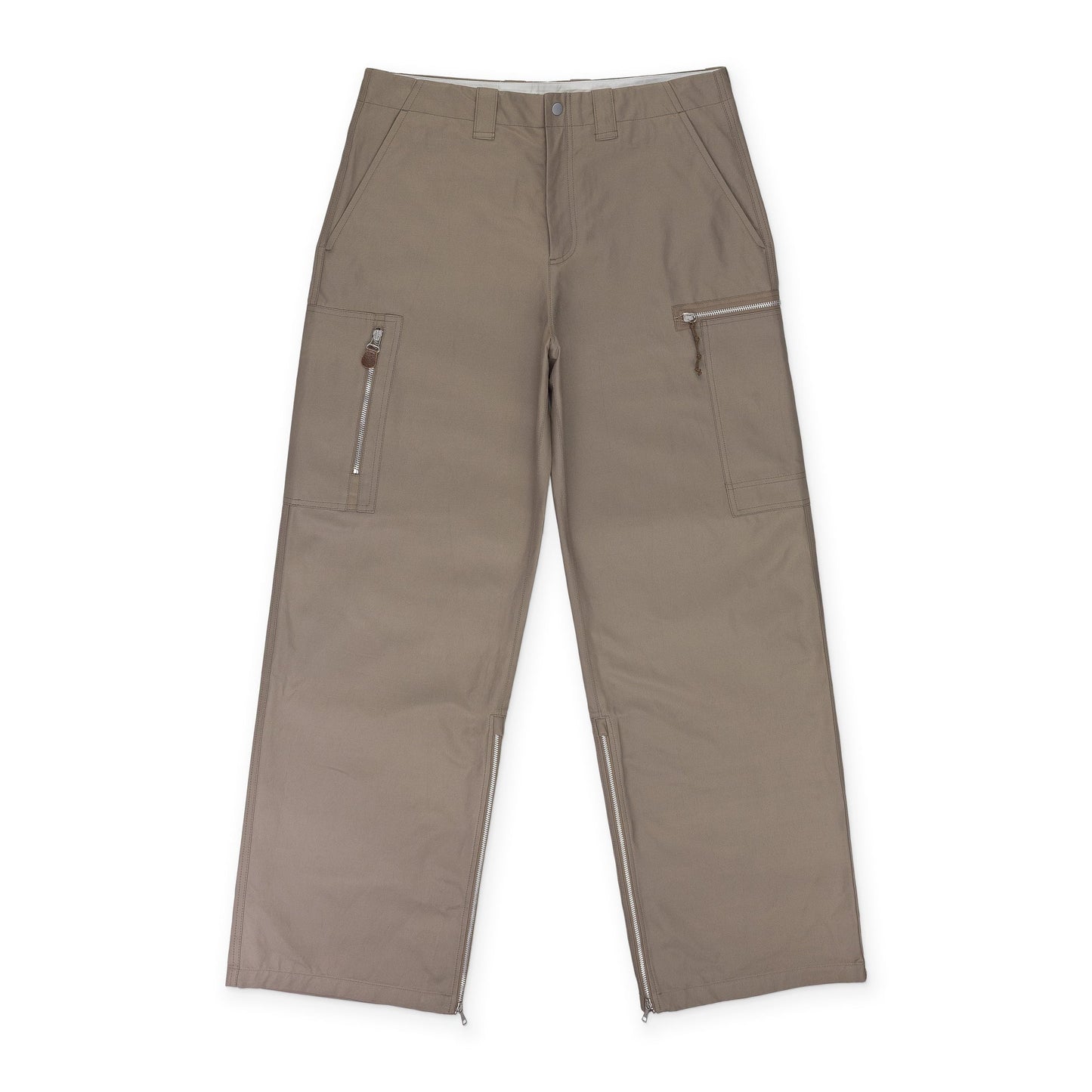 BEIGE TACTICAL CARGO PANTS