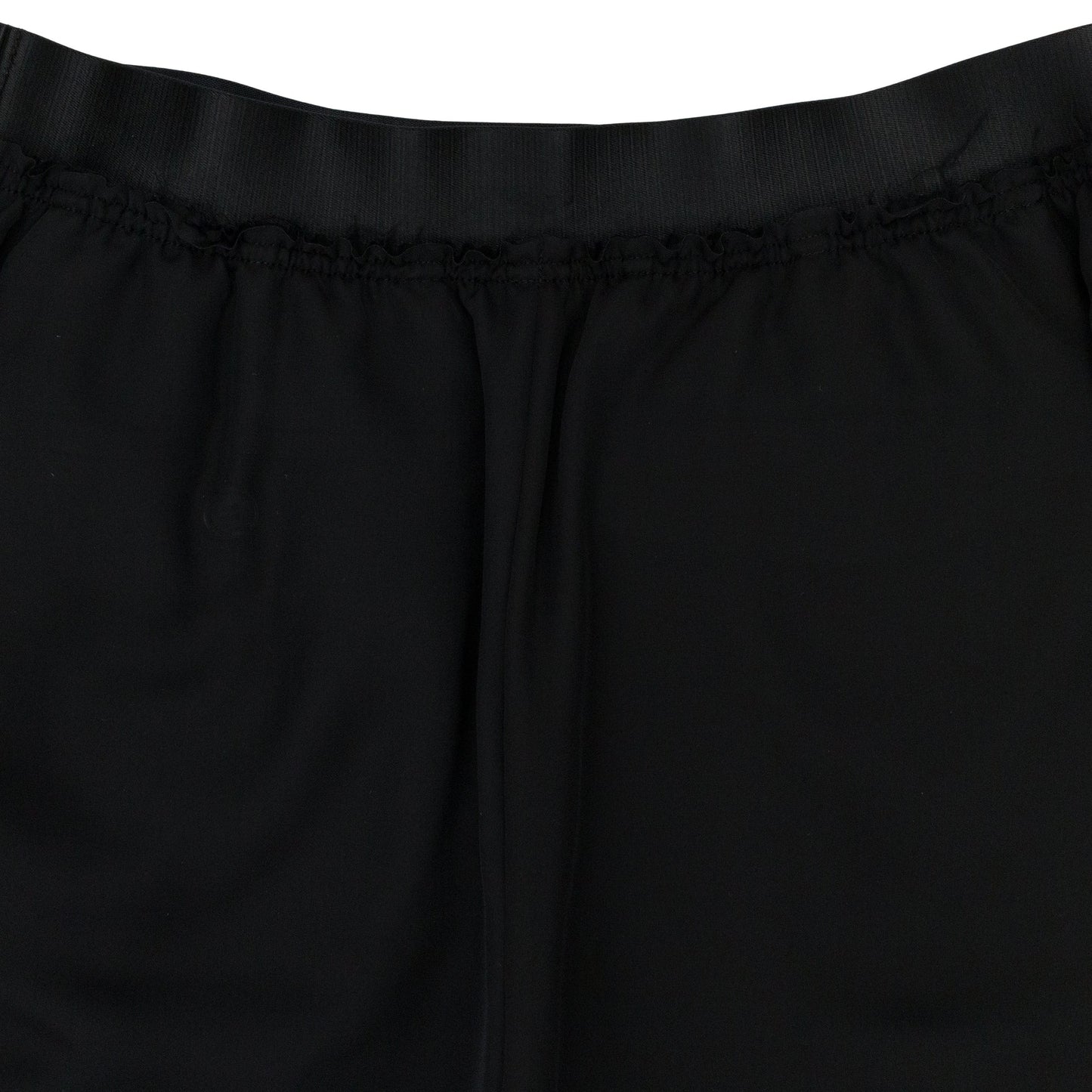 BLACK MESH LAYERED PANTS