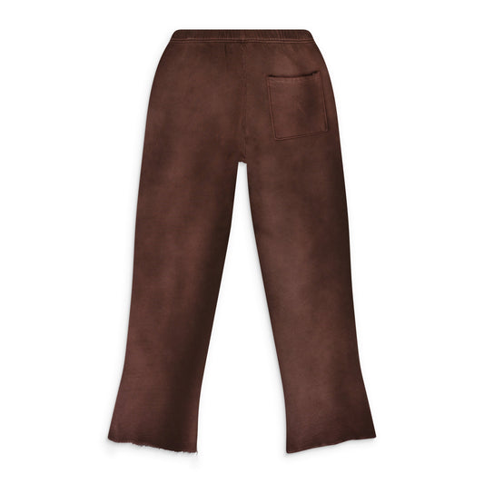 BROWN LOGO SWEATPANTS
