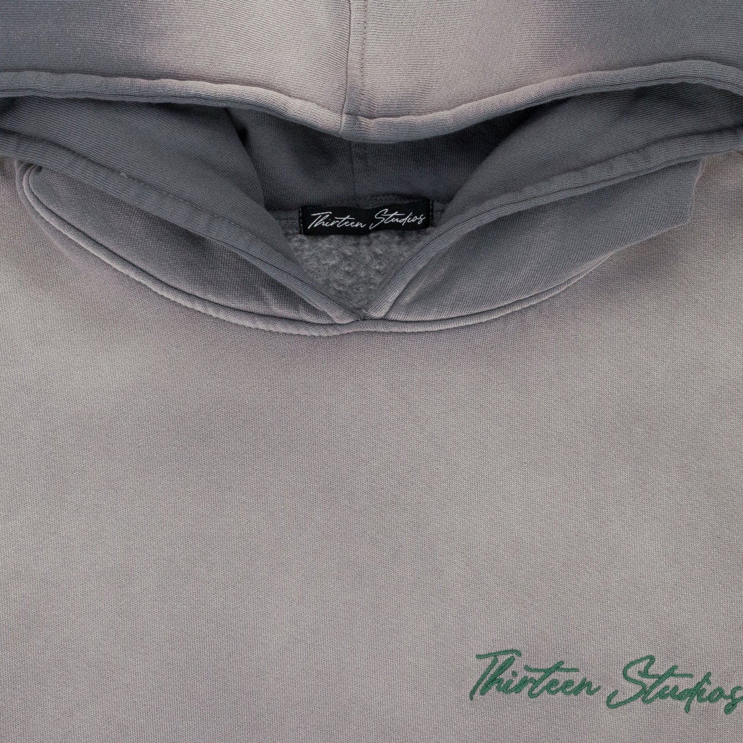 GREY LOGO HOODIE