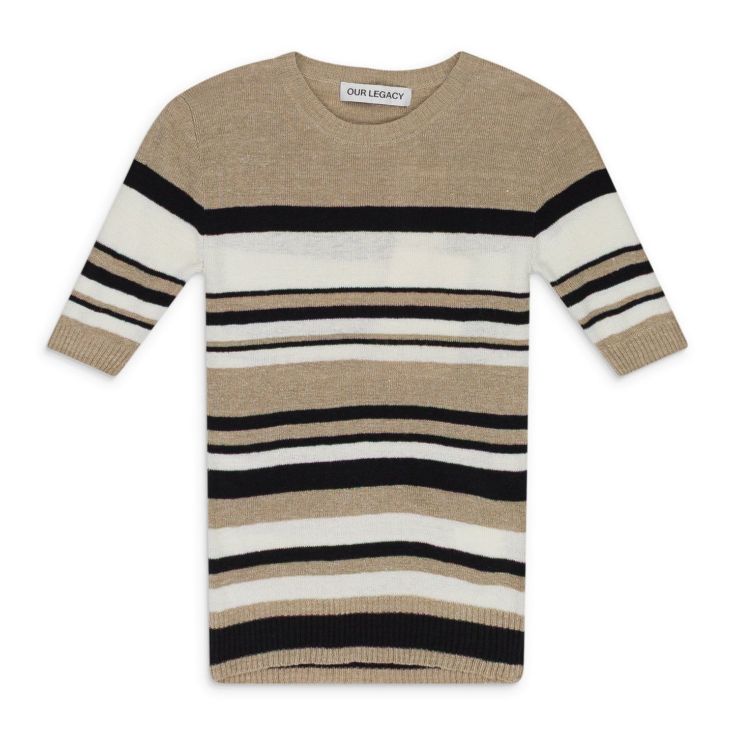 MULTICOLOR STRIPED TEENY LONG SLEEVE T-SHIRT