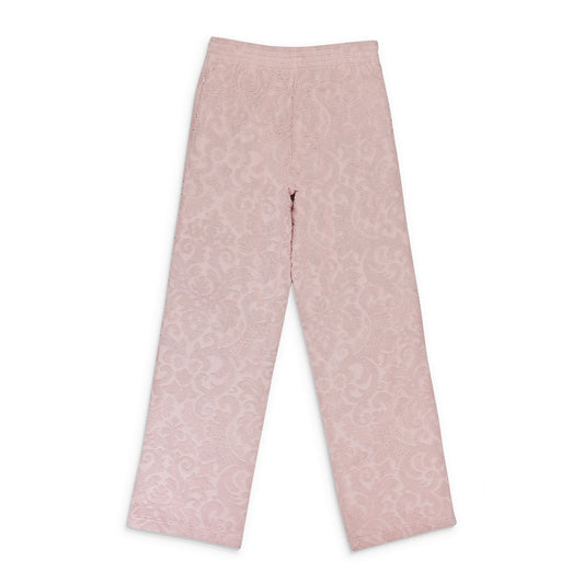 PINK ELASTICATED TROUSERS