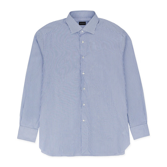 BLUE STRIPED DRESS SHIRT