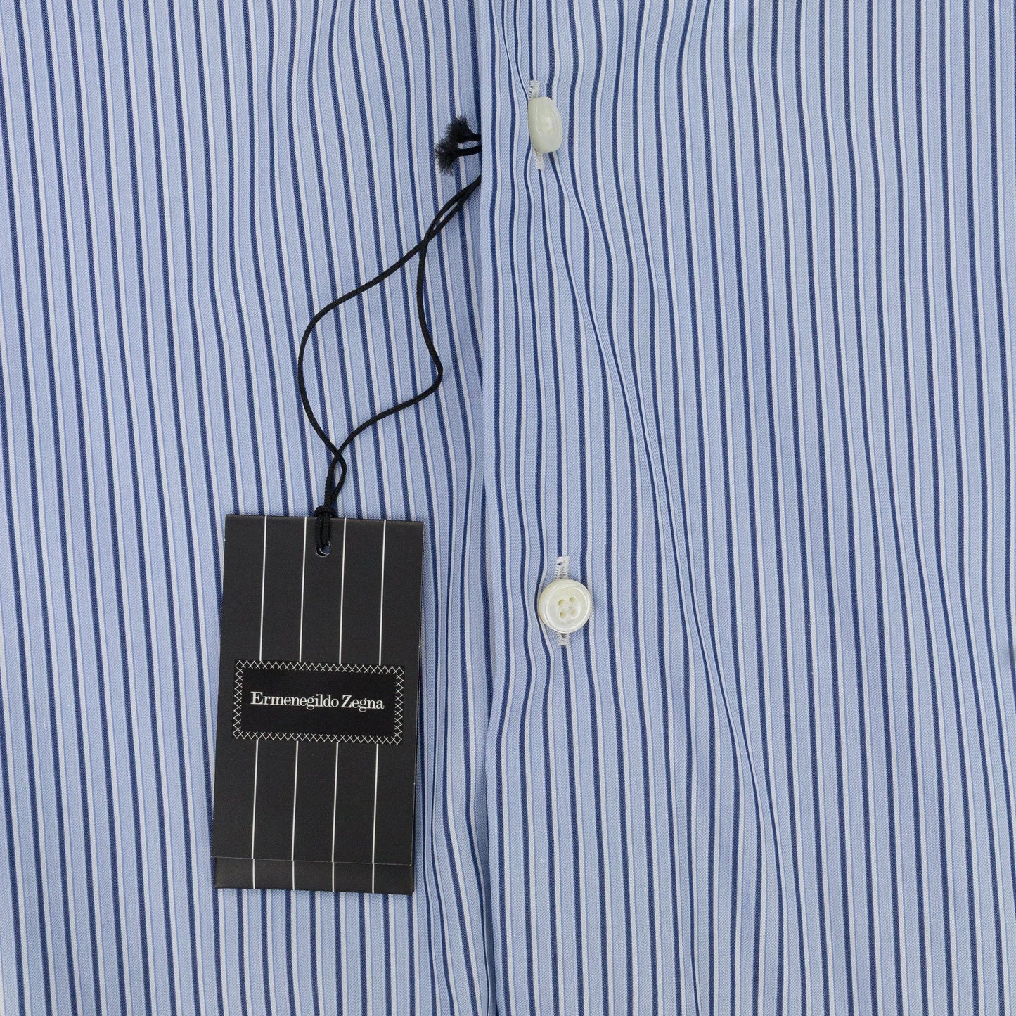 BLUE STRIPED DRESS SHIRT