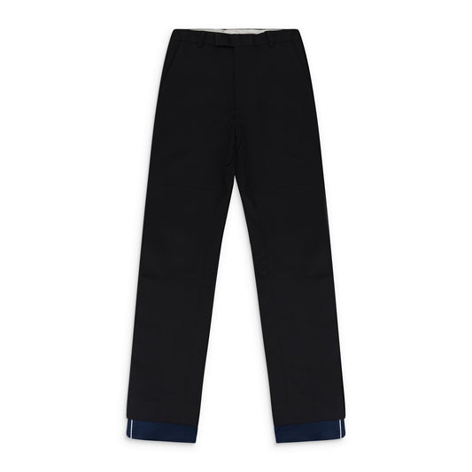 BLACK SPORTS HEM TROUSERS
