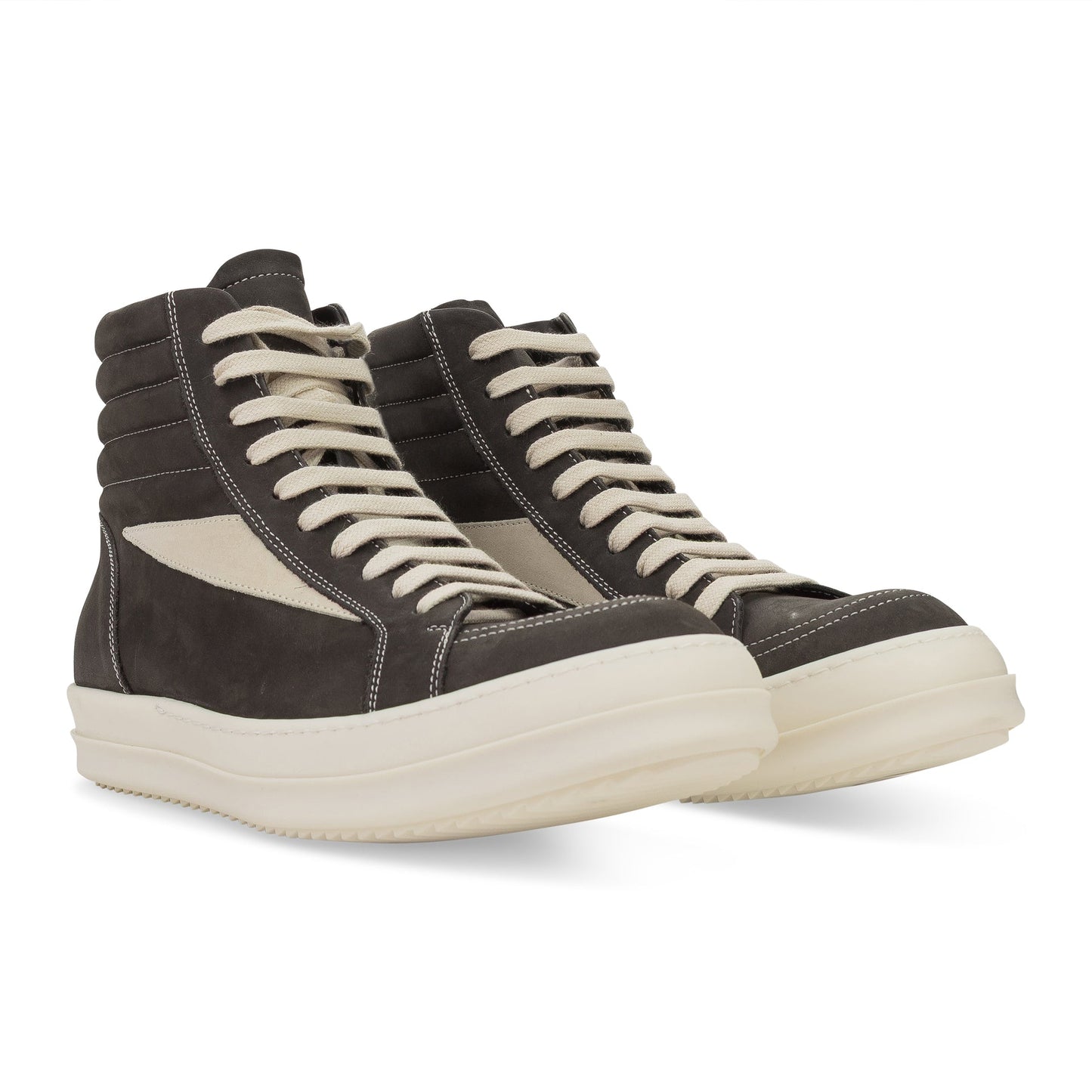 DARK DUST LEATHER HIGH VINTAGE SNEAKERS