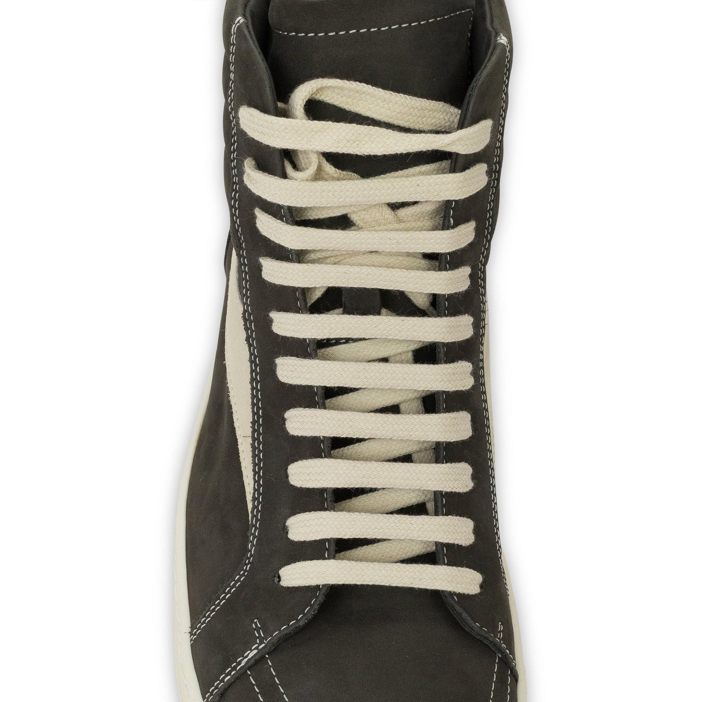 DARK DUST LEATHER HIGH VINTAGE SNEAKERS