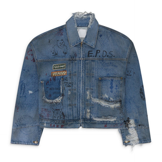 INDIGO UR FANTASY DENIM JACKET