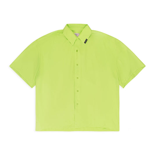 GREEN CAMISOLE BUTTON-DOWN SHIRT