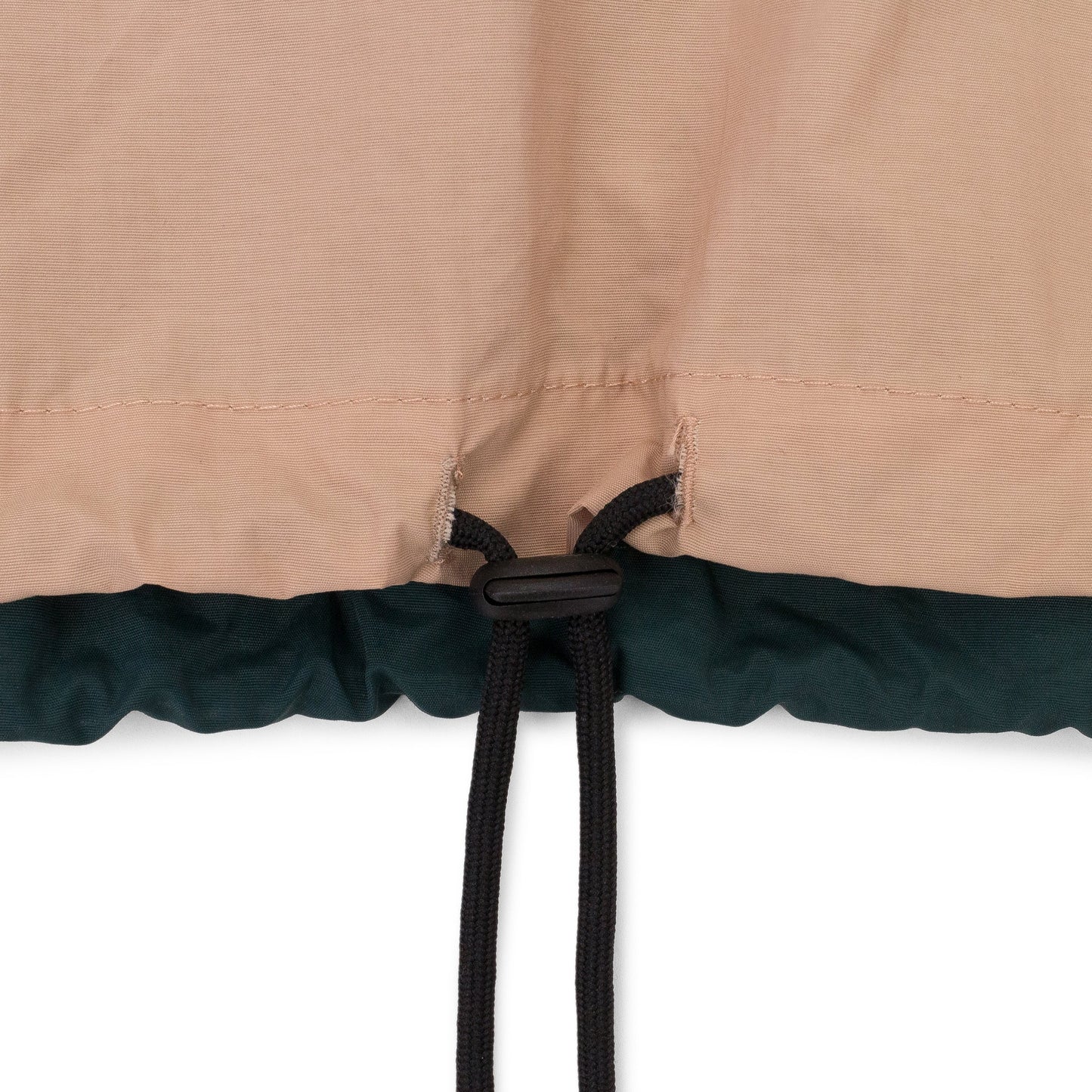 BEIGE/GREEN EMILIO PACKABLE WINDBREAKER