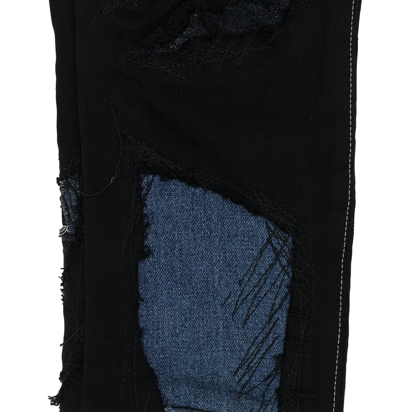 BLACK PRINTED SKINNY JEANS