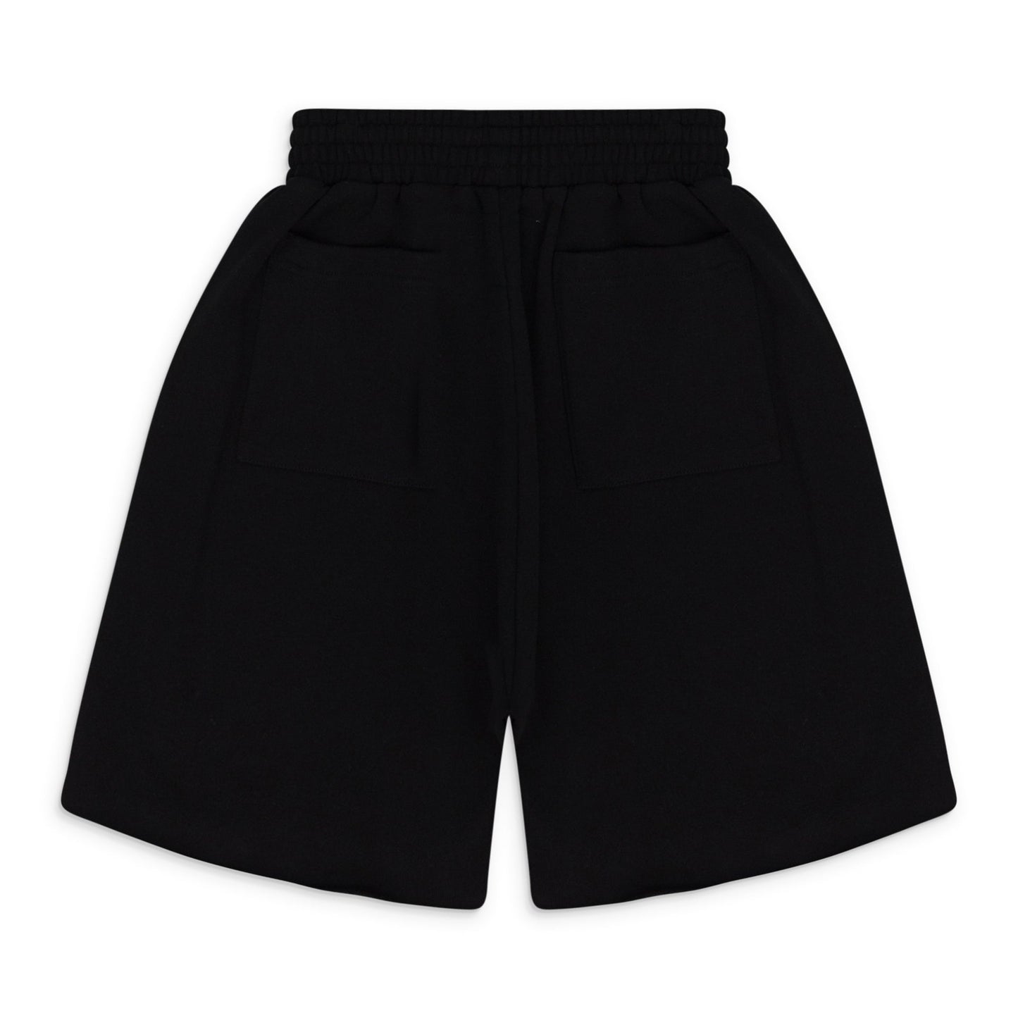 BLACK OG WEB V2 RHINESTONE SHORTS