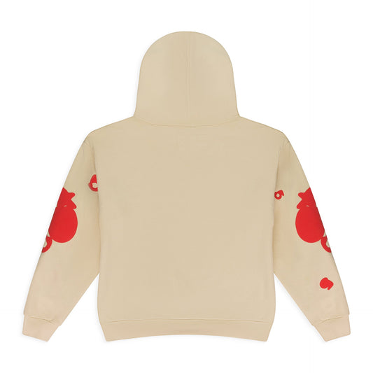 CREAM BELUGA HOODIE
