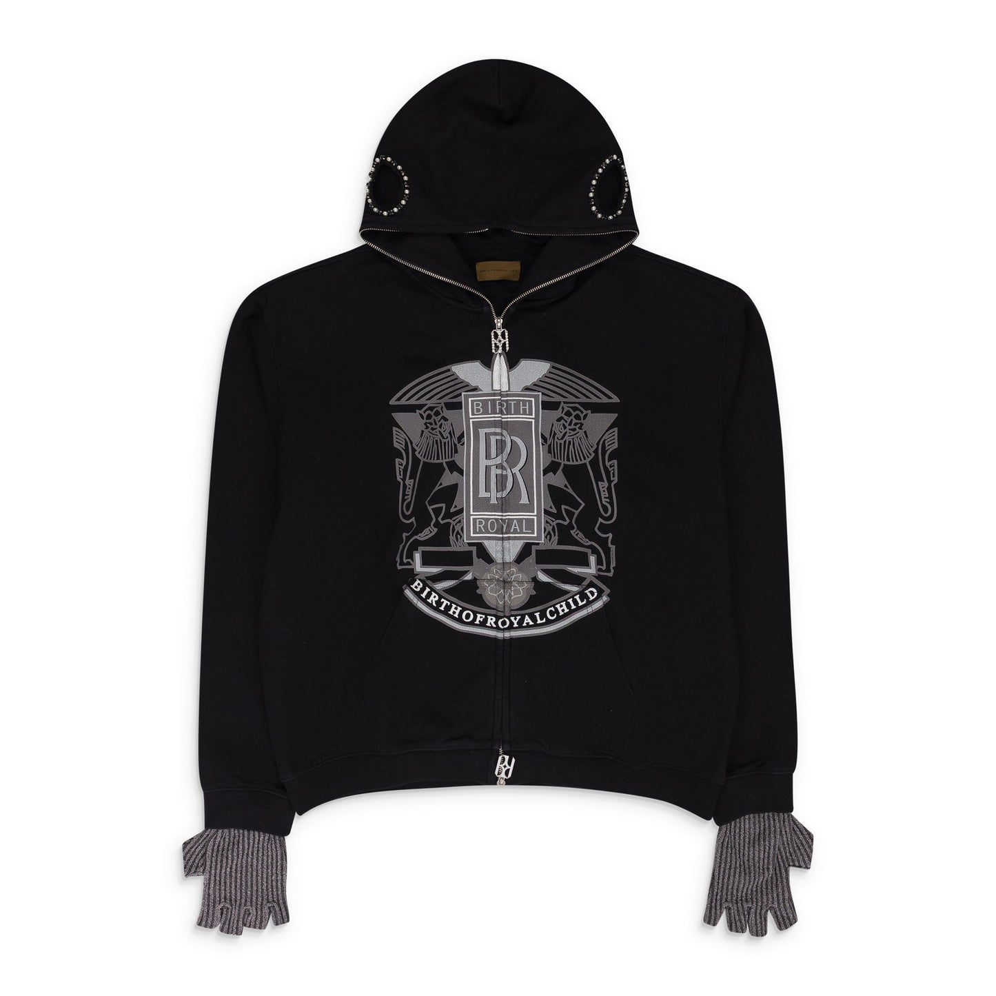 BLACK ROYCE CROWN HOODIE