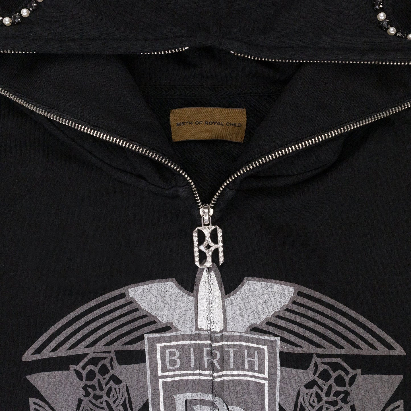 BLACK ROYCE CROWN HOODIE