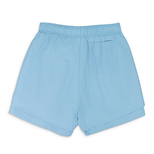 LIGHT BLUE OG WEB DOUBLE LAYER SHORTS