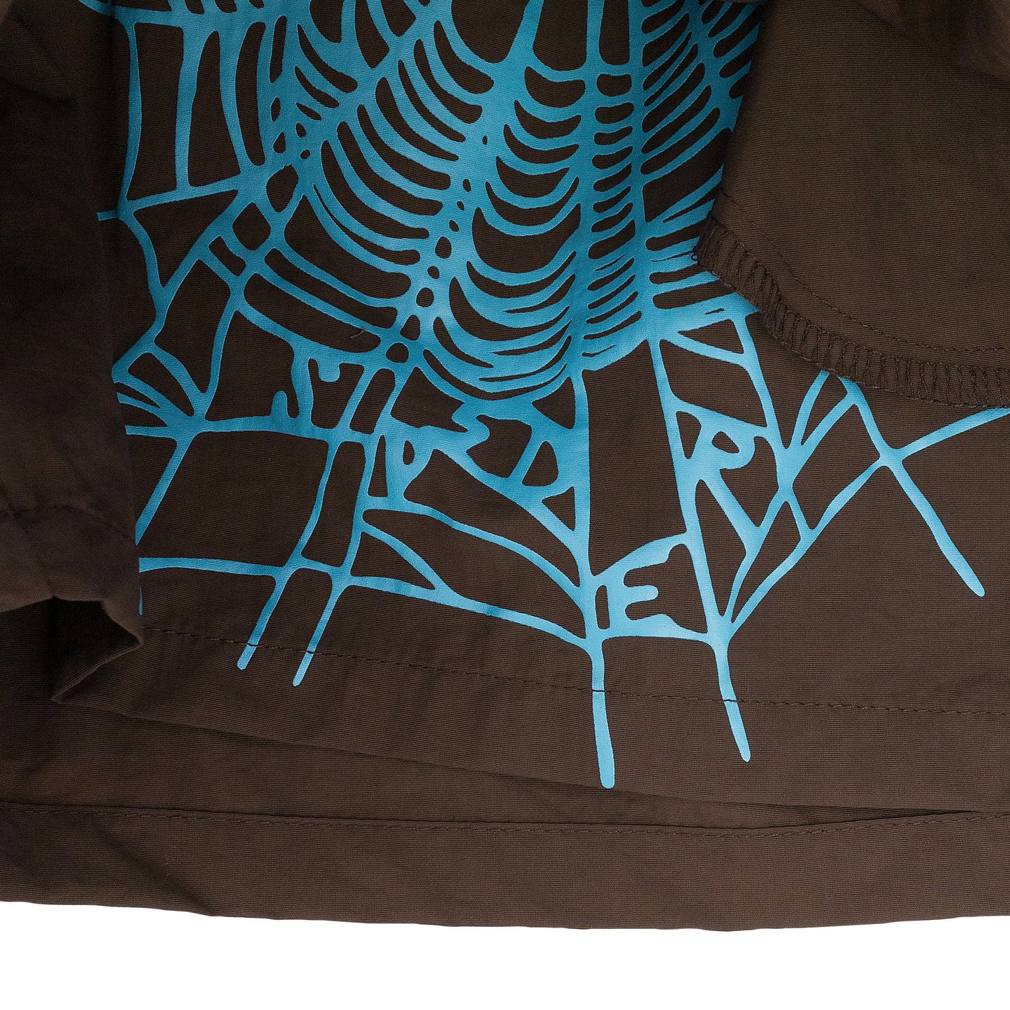 BROWN OG WEB DOUBLE LAYER SHORTS