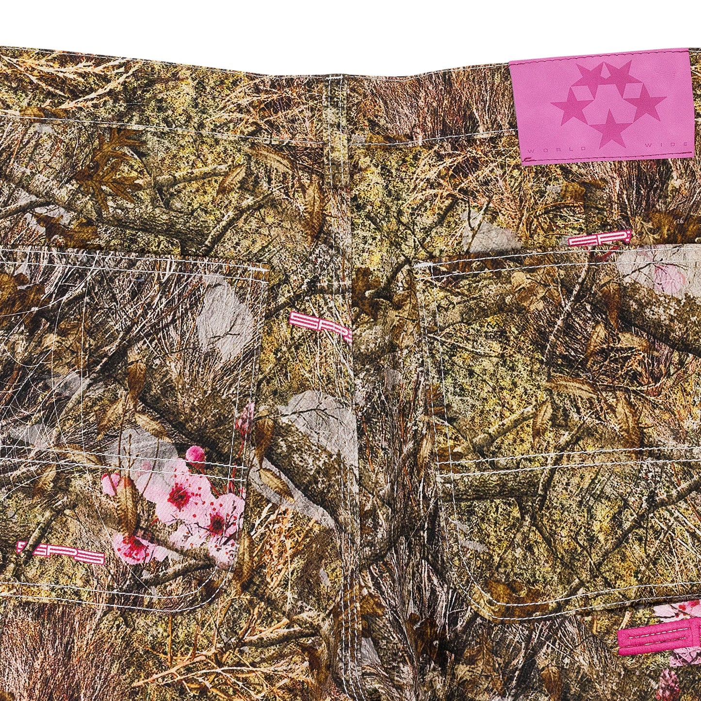 CAMO REAL TREE WORK STRAIGHT-FIT JEANS