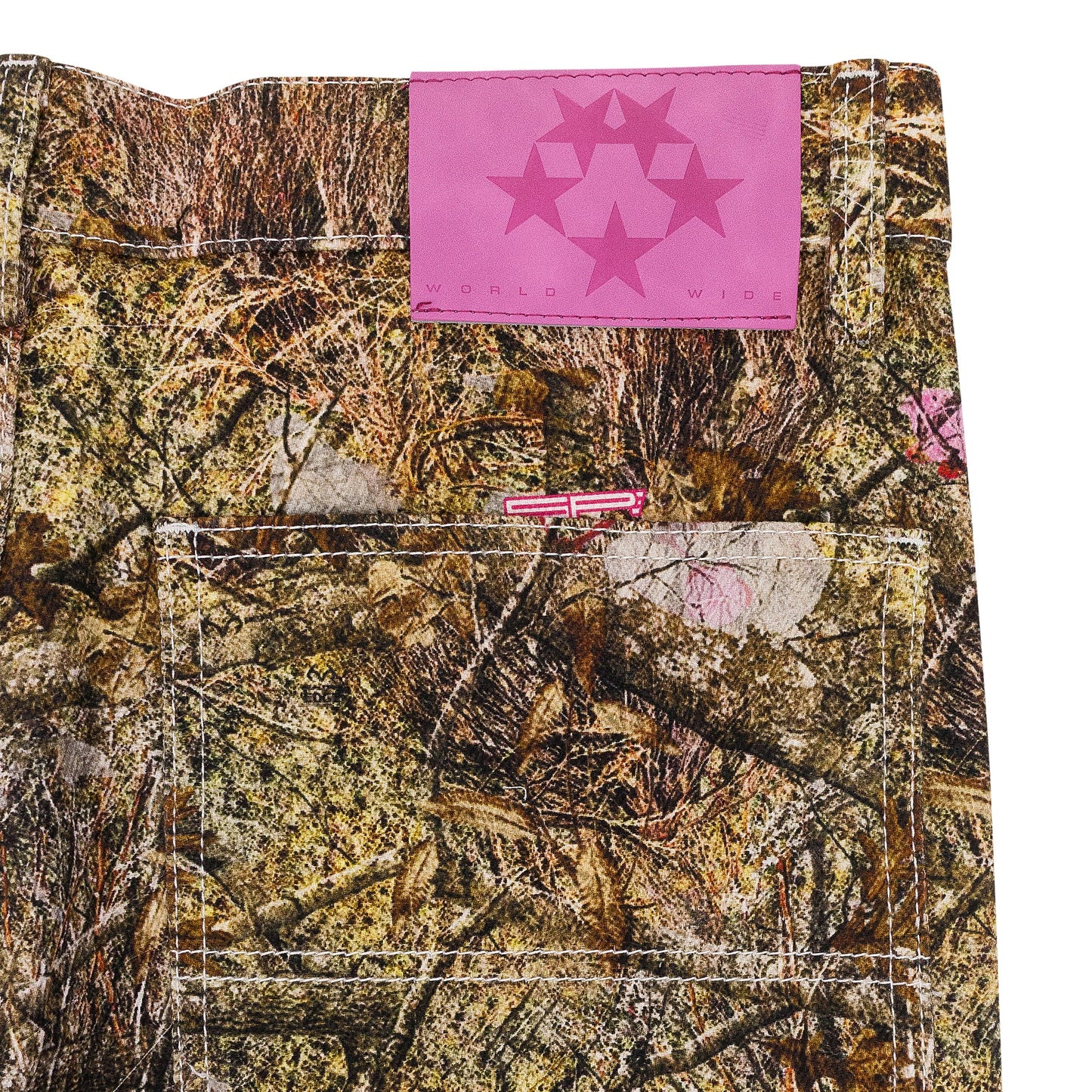 CAMO REAL TREE WORK STRAIGHT-FIT JEANS