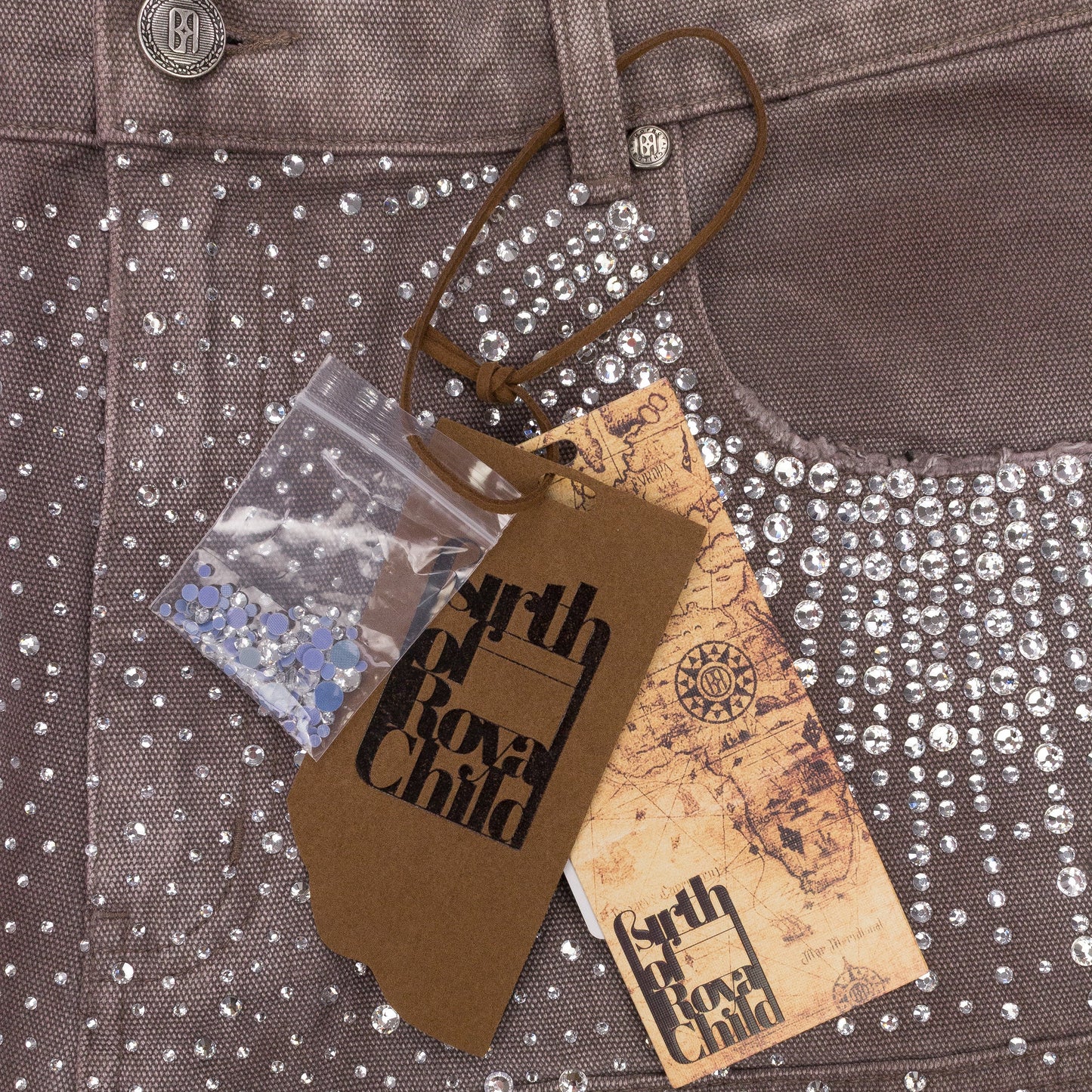 BROWN DIAMOND JORTS