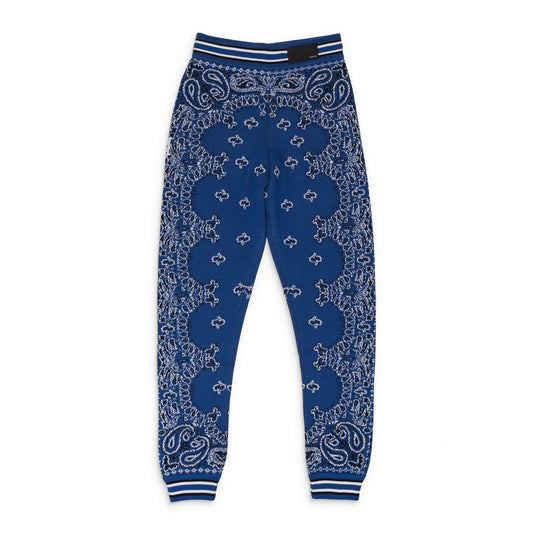 BLUE/BLACK BANDANA B-BALL SWEATPANTS