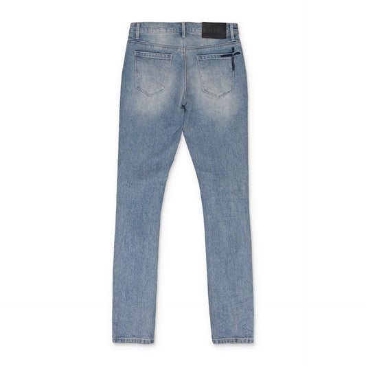 BLUE FADED SKINNY JEANS