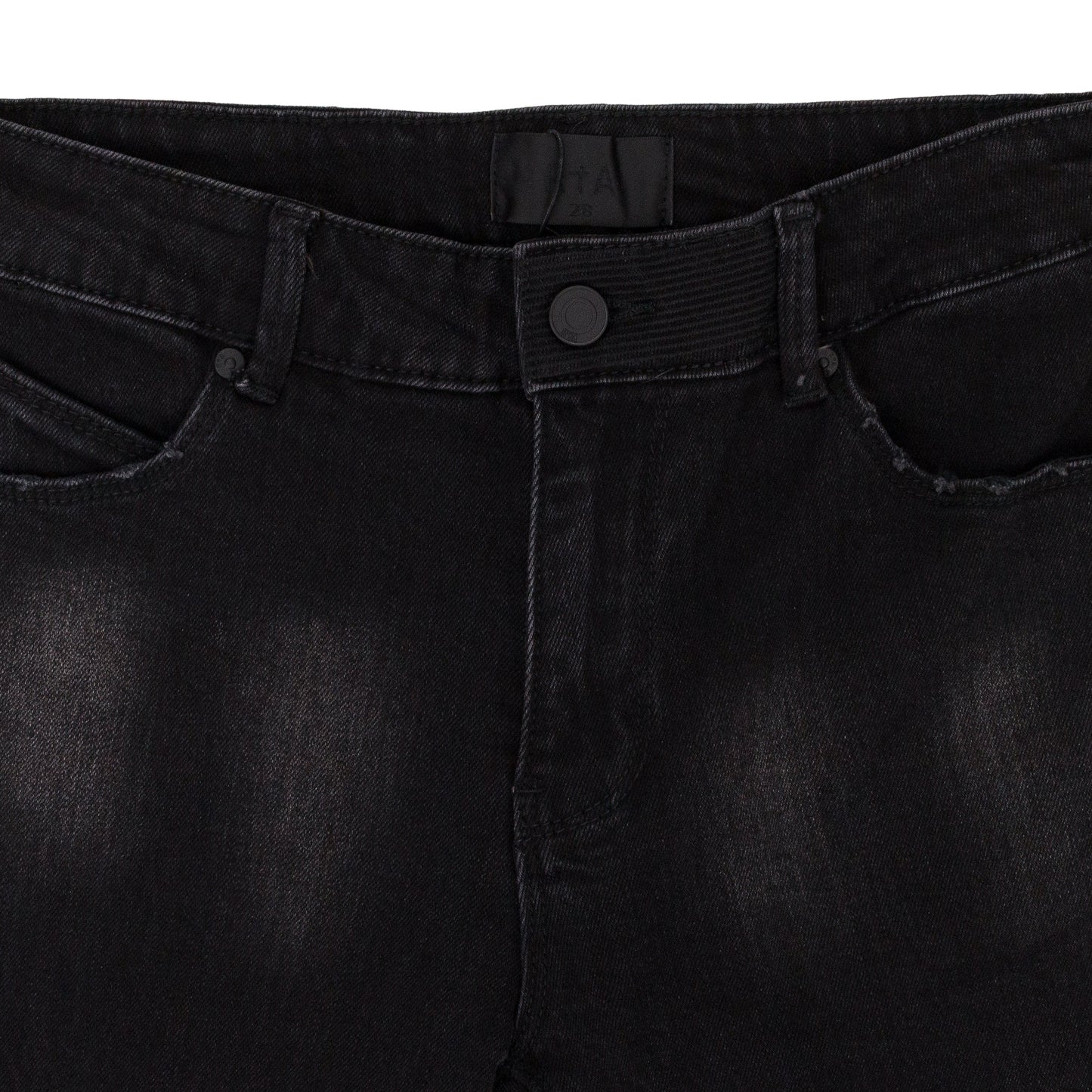 BLACK FADED DISTRESSED SKINNY JEANS