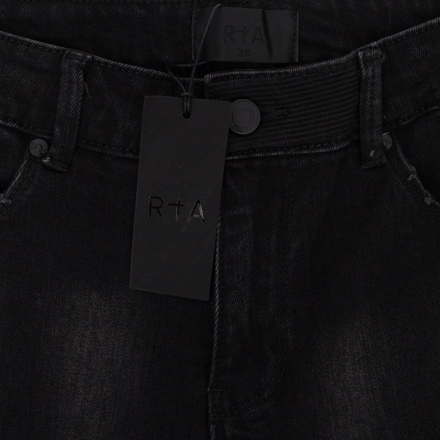 BLACK FADED DISTRESSED SKINNY JEANS