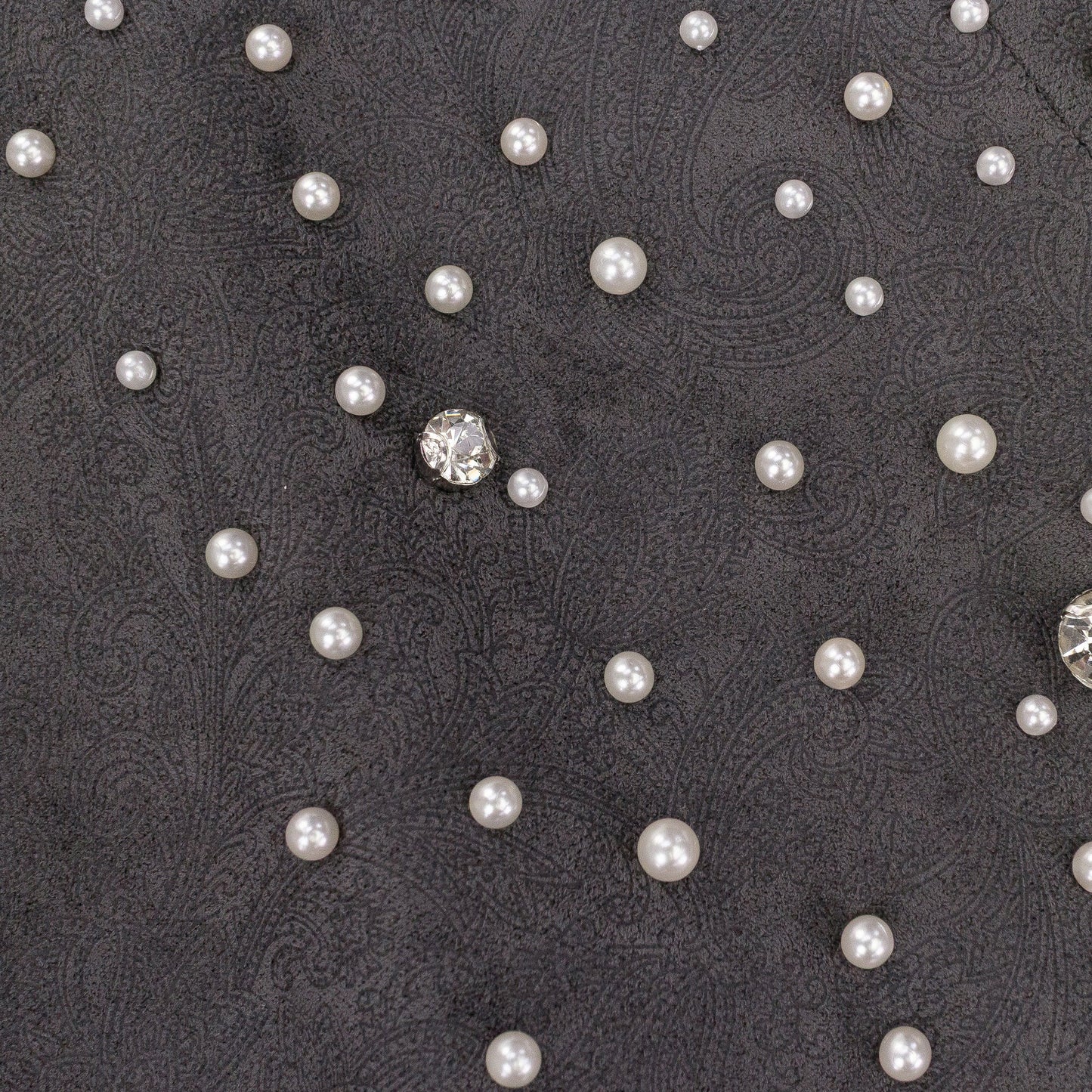 GREY CASHEW BLOSSOM PEARL SWEATPANTS