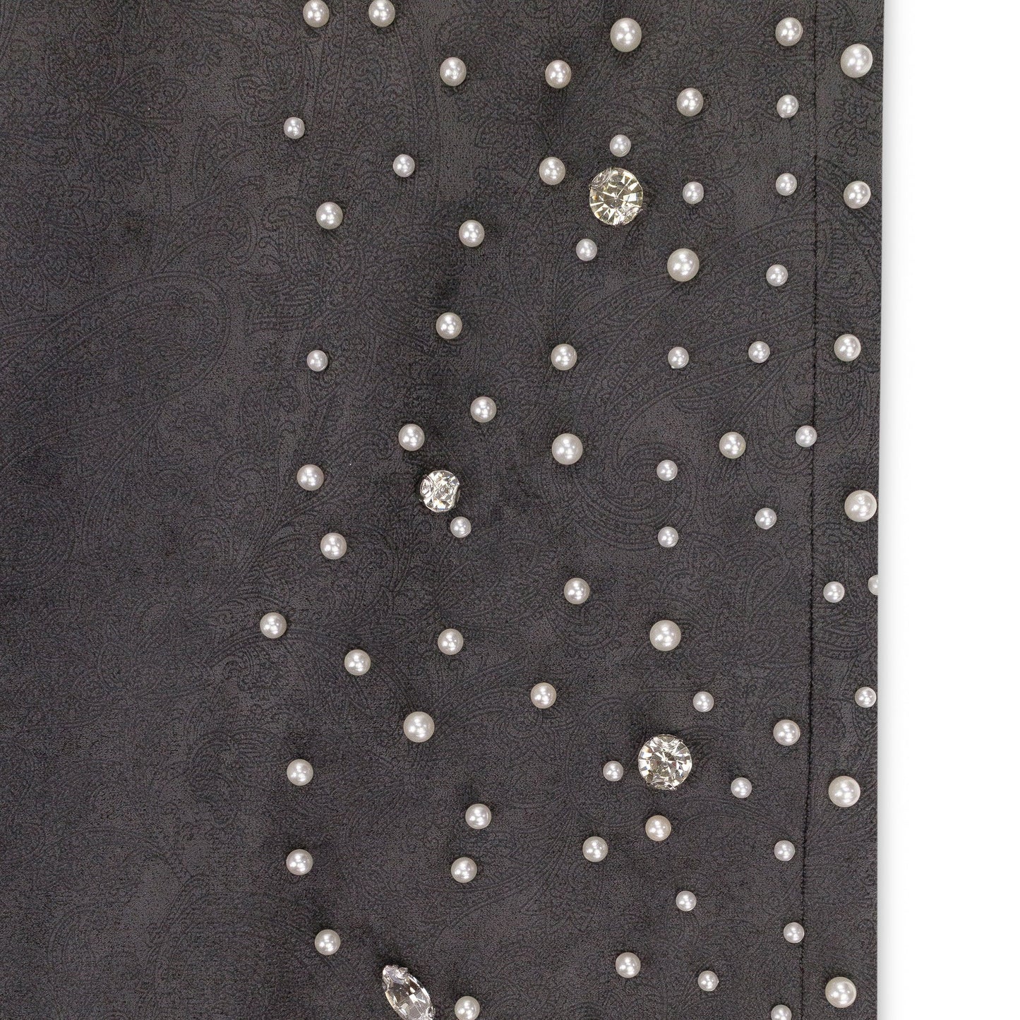 GREY CASHEW BLOSSOM PEARL SWEATPANTS