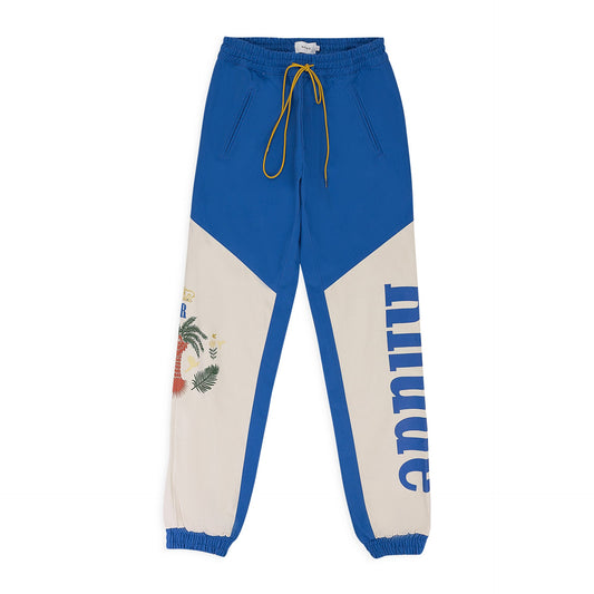 BLUE/CREAM FLIGHT SWEATPANTS