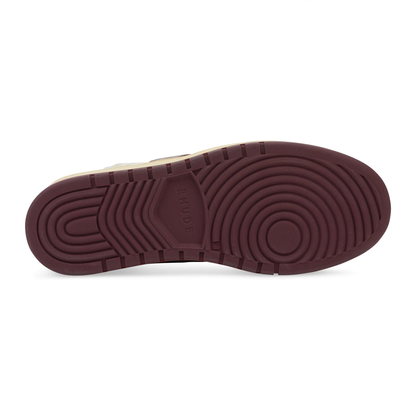 WHITE/MAROON RHECESS LOW SNEAKERS