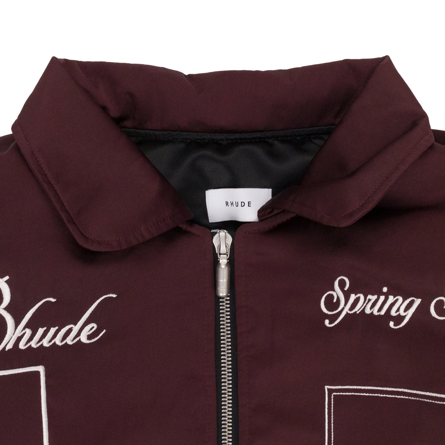 MAROON SIGNAL BOMBER
