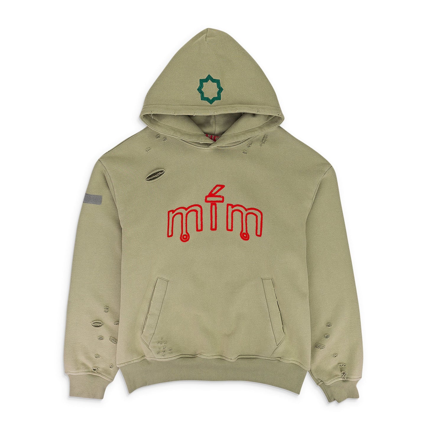 MURD333R.FM GREEN GENERAL ISSUE: SPECIAL OPS HOODIE
