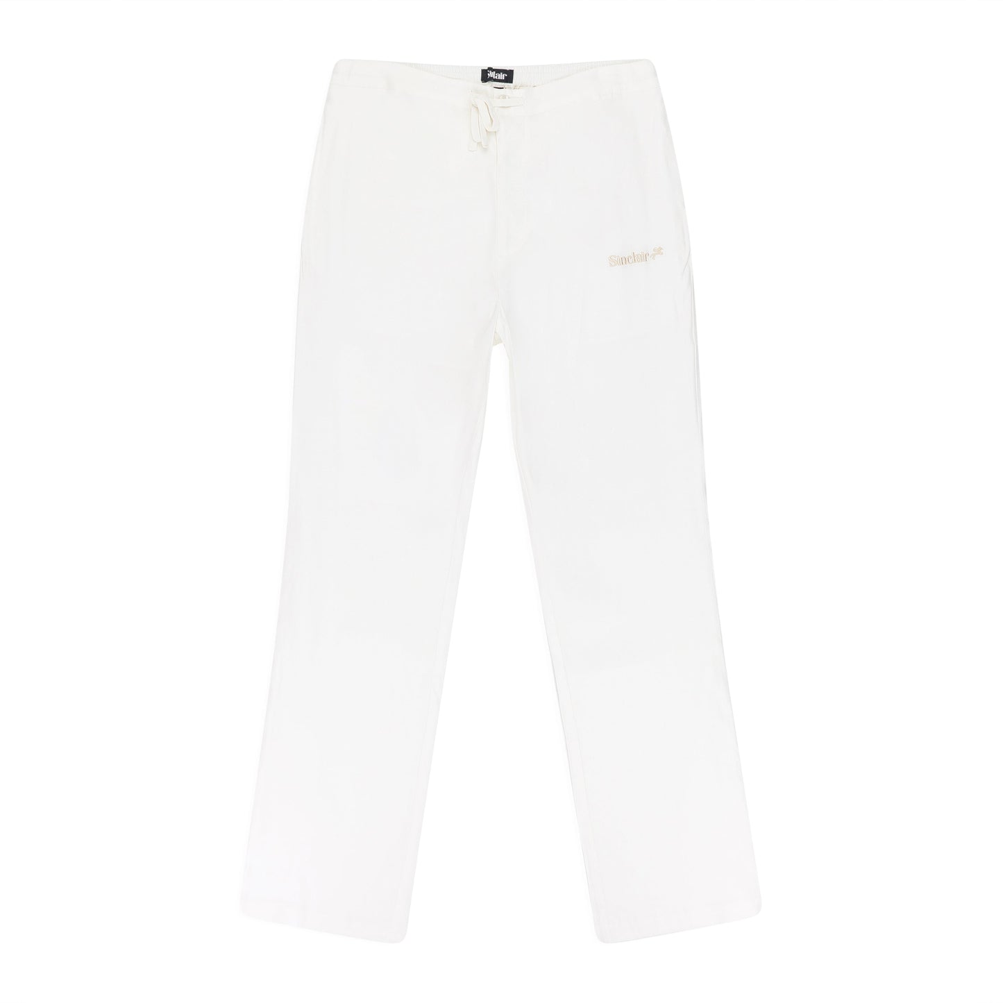 WHITE LINEN CHINOS