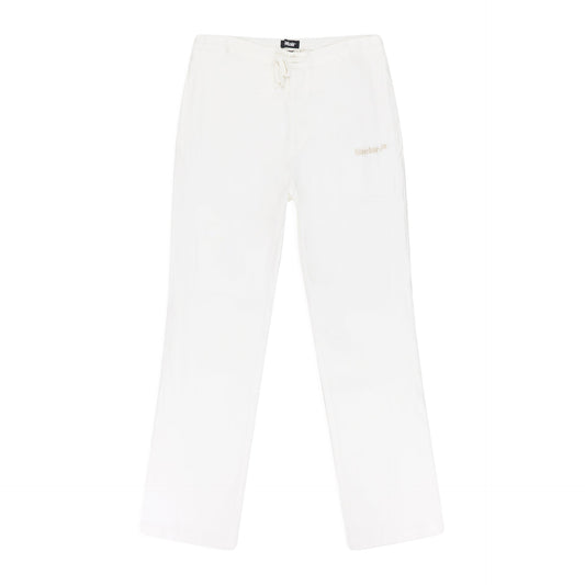 WHITE LINEN CHINOS
