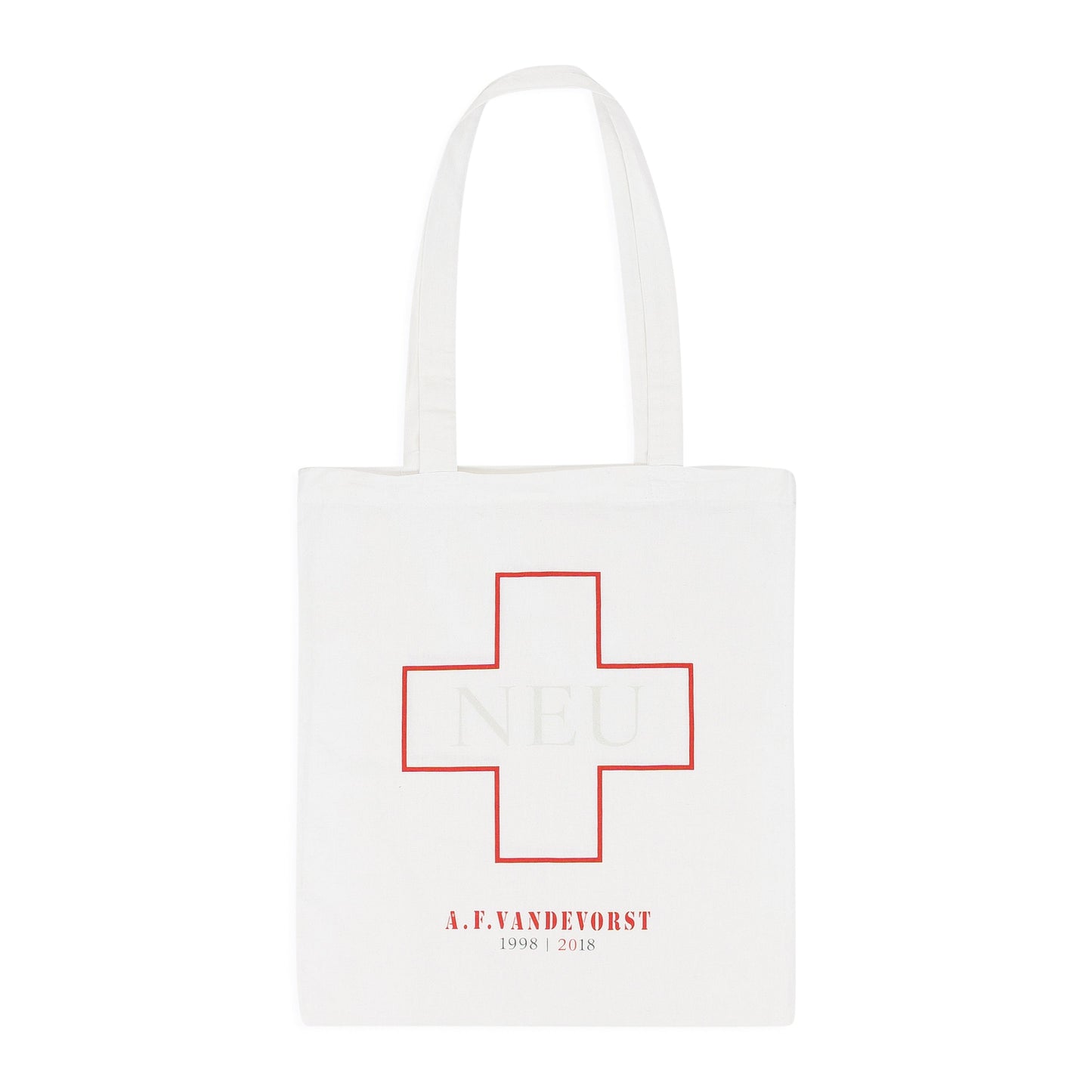 WHITE END NEU TOTE BAG
