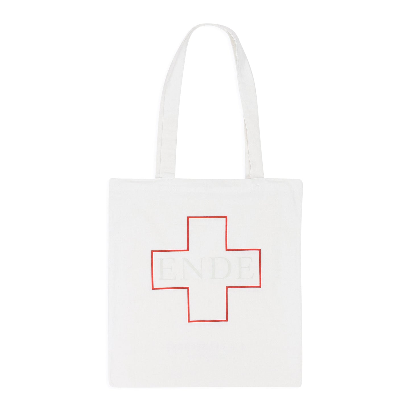 WHITE END NEU TOTE BAG