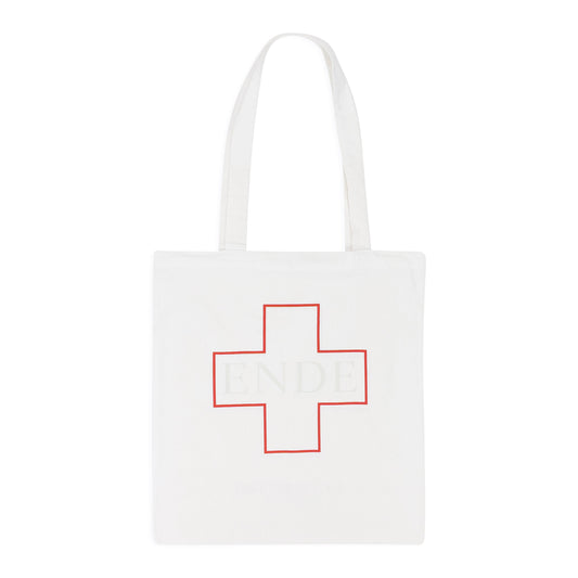 WHITE END NEU TOTE BAG