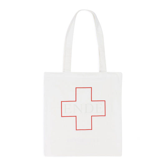 WHITE END NEU TOTE BAG