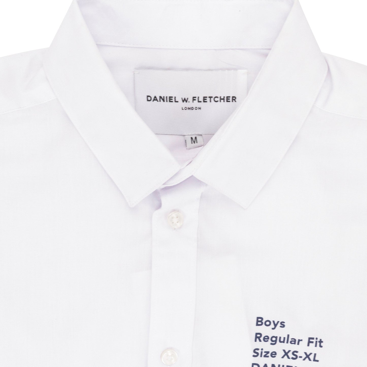 WHITE NOT FOR SALE BUTTON-DOWN SHIRT