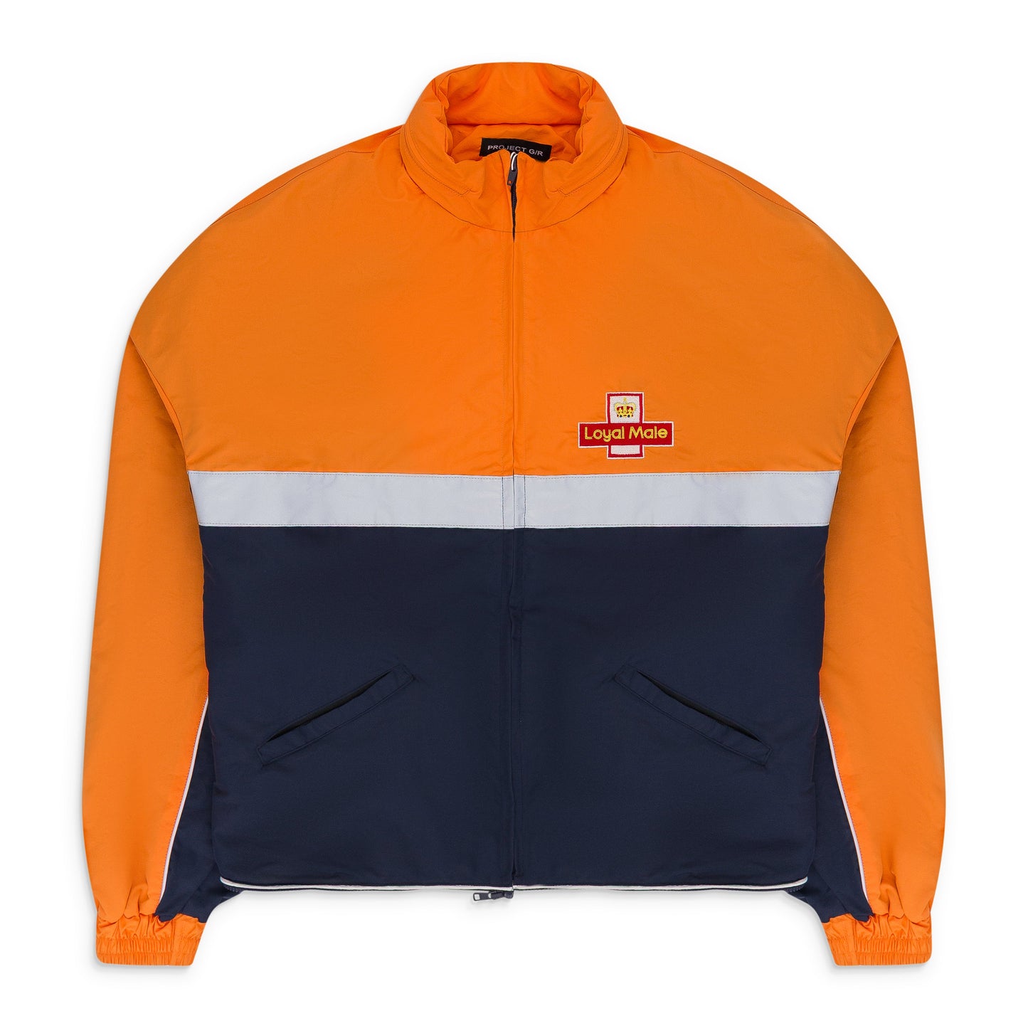 ROYAL ORANGE UPSIDE DOWN TRACK JACKET