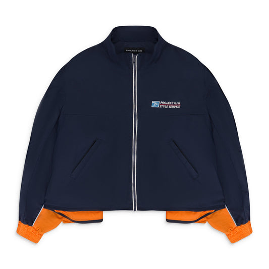 ROYAL ORANGE UPSIDE DOWN TRACK JACKET