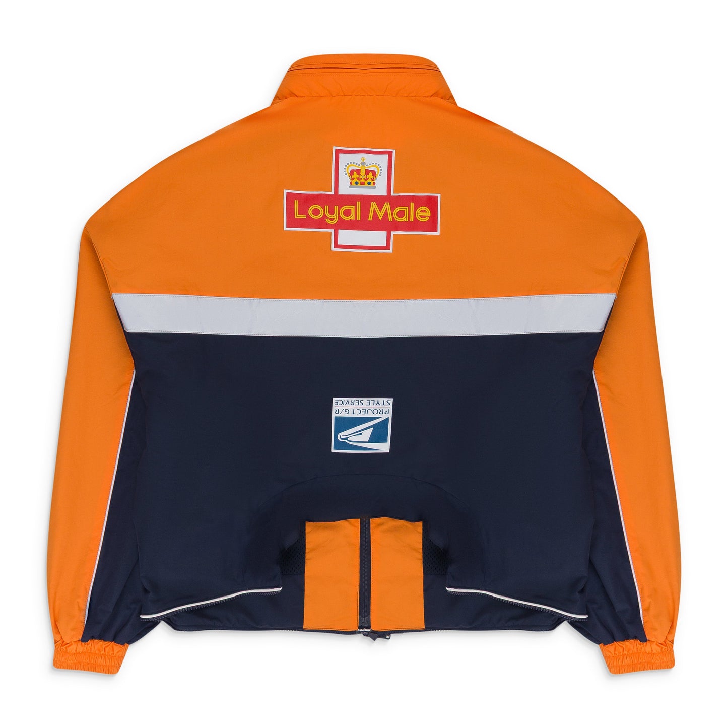 ROYAL ORANGE UPSIDE DOWN TRACK JACKET