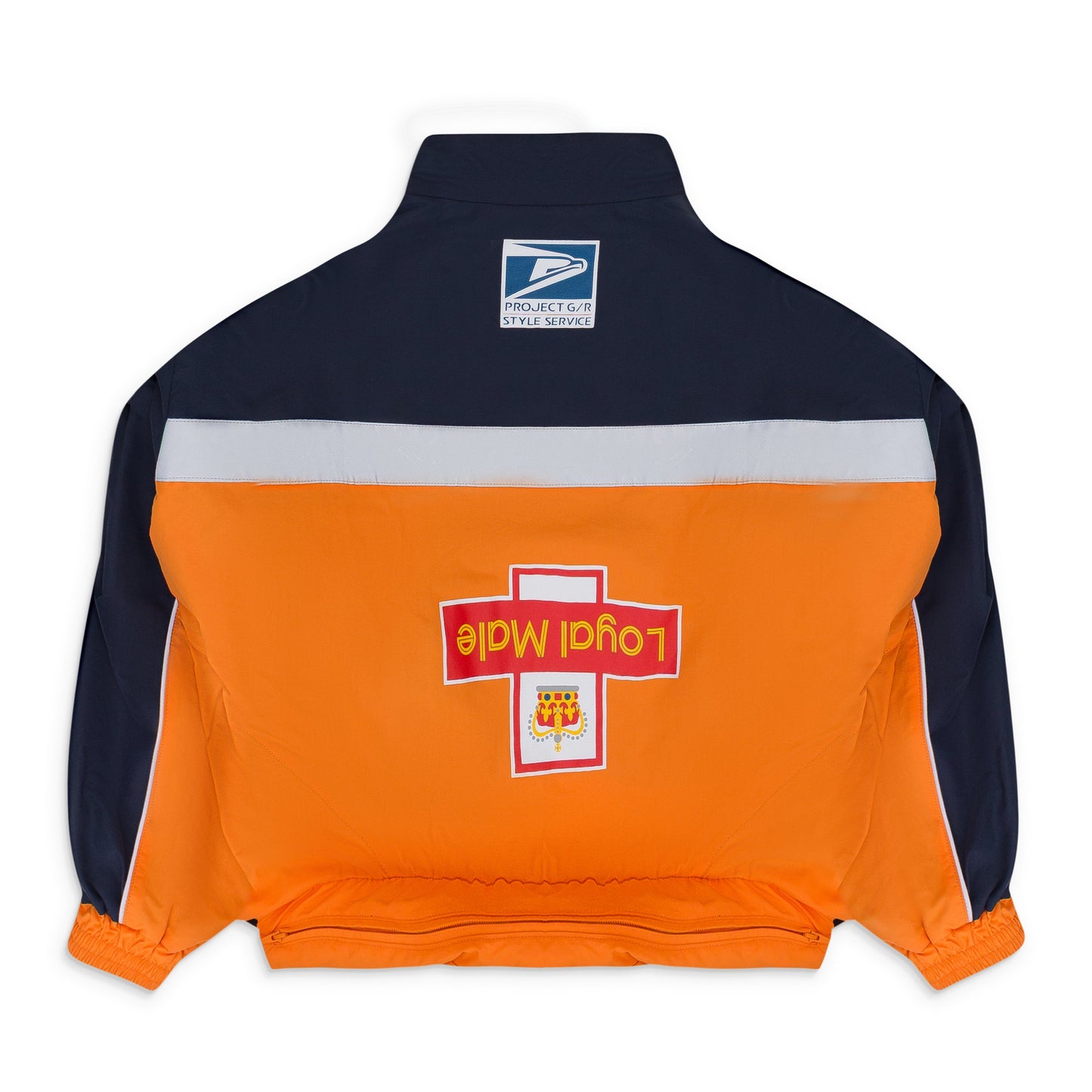 ROYAL ORANGE UPSIDE DOWN TRACK JACKET