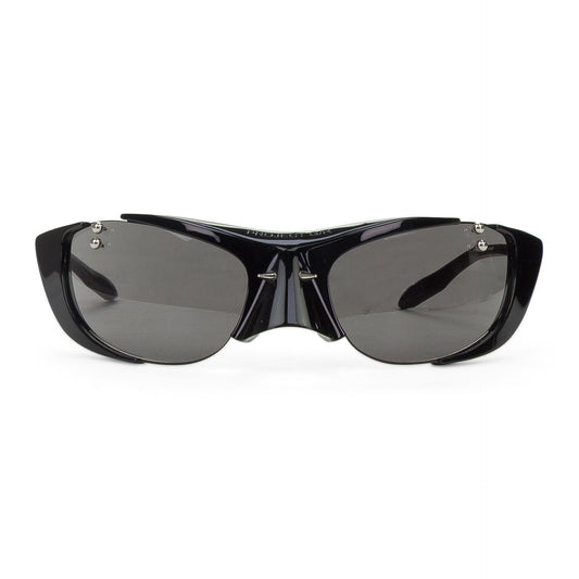BLACK PIERCED SUNGLASSES