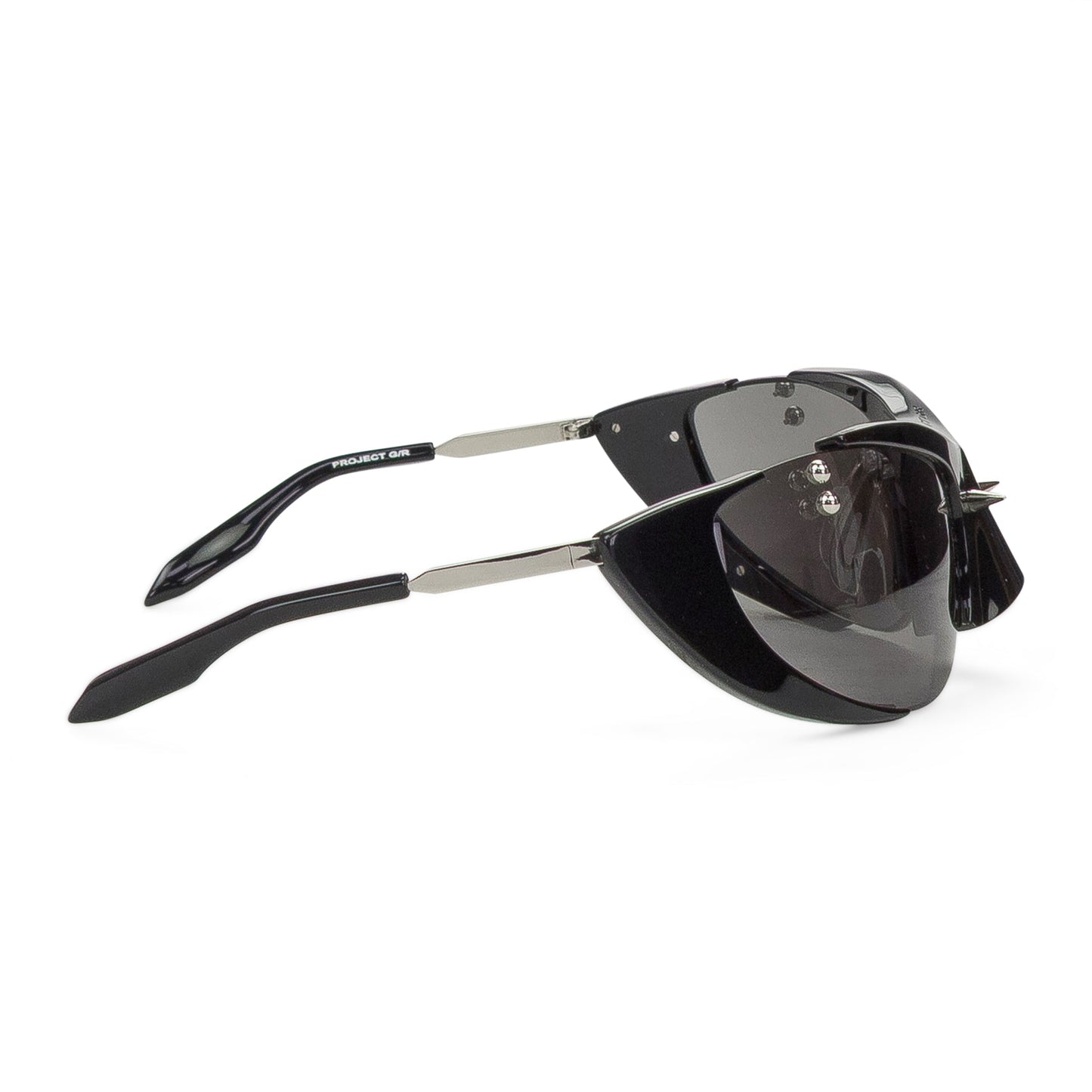 BLACK PIERCED SUNGLASSES