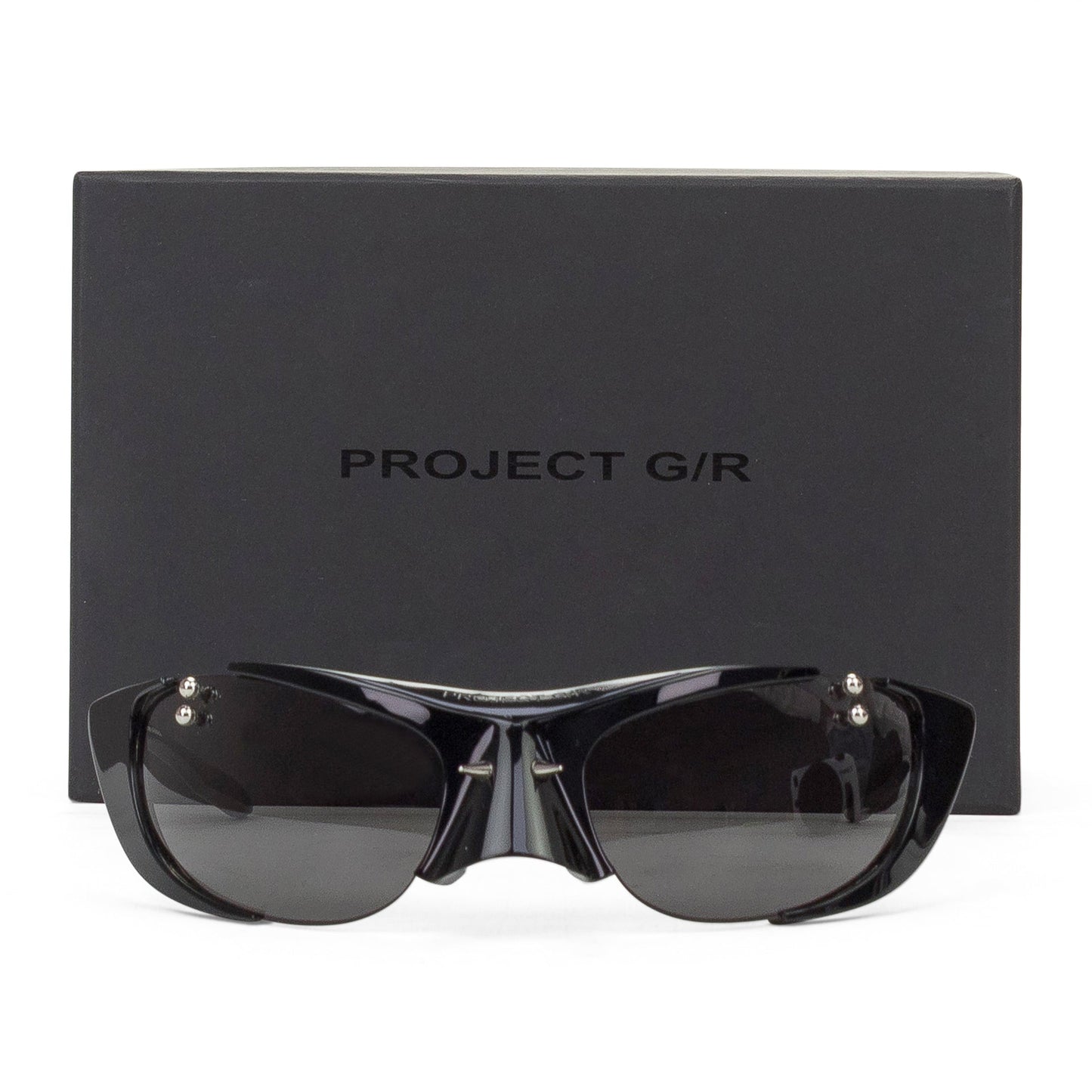 BLACK PIERCED SUNGLASSES