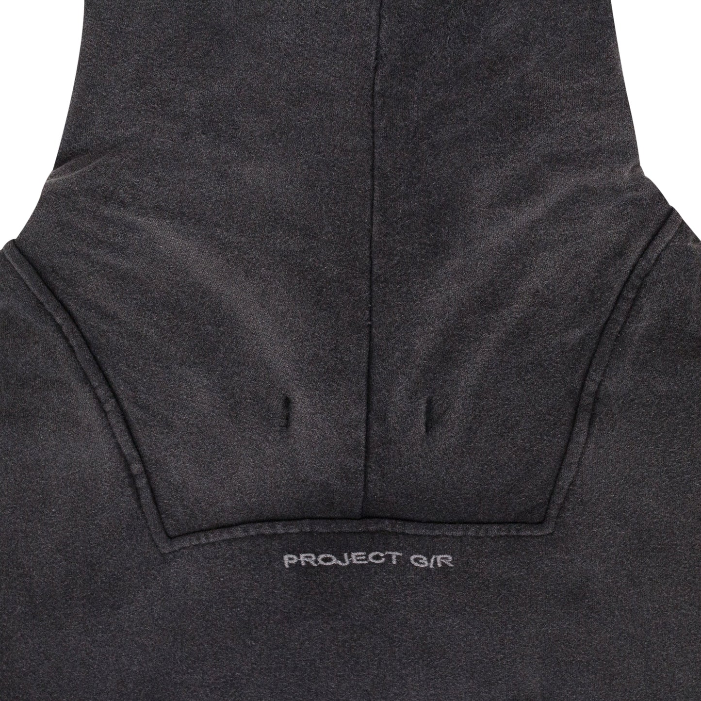 BLACK MIXED PRINTED VINTAGE HOODIE