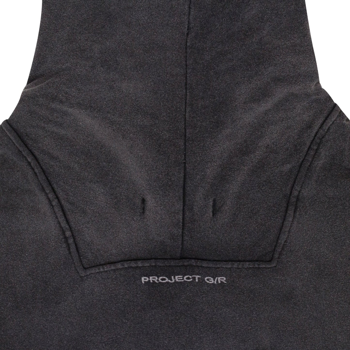 BLACK MIXED PRINTED VINTAGE HOODIE